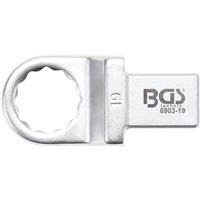 BGS TECHNIC Einsteck-Ringschlüssel | 19 mm | Aufnahme 14 x 18