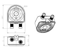 Ölkühler, Motoröl NRF 31836