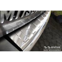 Avisa RVS Achterbumperprotector passend voor Mitsubishi Outlander II 2006-2012 / Peugeot 4007 2007-2012 / AV235797