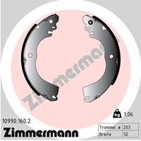 Bremsbackensatz Hinterachse Zimmermann 10990.160.2