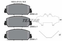 Textar Remblokkenset, schijfrem 2555201