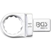 BGS TECHNIC Einsteck-Ringschlüssel | 14 mm | Aufnahme 9 x 12 mm