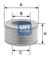 UFI Luftfilter  30.806.00