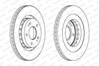 Ferodo Remschijf DDF1642C