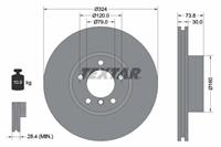 Textar Bremsscheibe Vorderachse  92107100