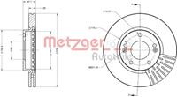 Metzger Bremsscheibe Vorderachse  6110235