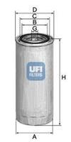 UFI Kraftstofffilter  24.008.01