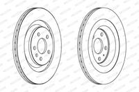 Ferodo Remschijf DDF1667C