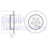 Remschijven DELPHI BG4291, 2 deel