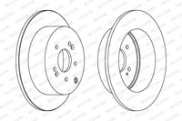 Ferodo Remschijf DDF1671C