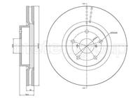 Metelli Bremsscheibe Vorderachse  23-1646C