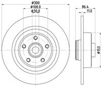 Hella Pagid GmbH Remschijven 8DD355123321