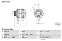Bosch Generator  0 986 041 190