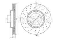 Metelli Bremsscheibe Vorderachse  23-1489FC