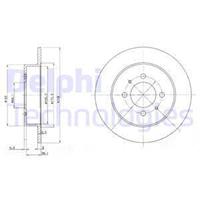 Delphi Bremsscheibe Hinterachse  BG3125