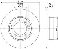 Hella Pagid GmbH Remschijven 8DD355125451