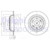 Delphi Bremsscheibe Hinterachse  BG4196