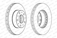 Ferodo Remschijf DDF1800C