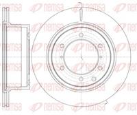 Remsa Bremsscheibe Hinterachse  61159.10