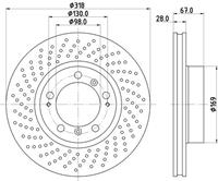 Hella Pagid GmbH Remschijven 8DD355127511