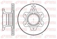 Remsa Bremsscheibe Hinterachse  61191.10