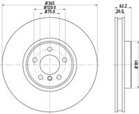 Hella Pagid GmbH Remschijven 8DD355129311