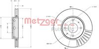 Metzger Bremsscheibe Vorderachse  6110306