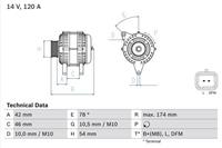 Bosch Generator  0 986 049 091