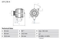 Bosch Generator  0 986 041 820