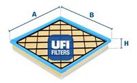 UFI Luftfilter  30.404.00