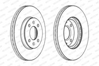 Ferodo Remschijf DDF2089C