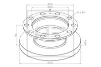 PE Automotive Bremsscheibe  256.106-00A