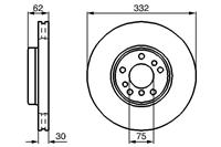 Bosch Bremsscheibe  0 986 478 973