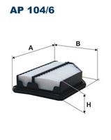 Luchtfilter FILTRON AP104/6