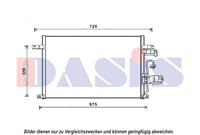 AKS Dasis Kondensator, Klimaanlage  512074N