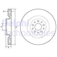 Delphi Bremsscheibe Vorderachse  BG4556