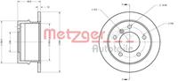 Metzger Bremsscheibe Hinterachse  6110368