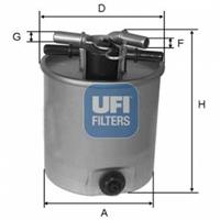 UFI Kraftstofffilter  55.392.00