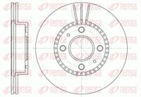 Remschijf REMSA, Remschijftype: Geventileerd, Diameter (mm)247mm, Inbouwplaats: Vooras, u.a. für Nissan