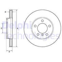 Delphi Bremsscheibe Vorderachse  BG4668C