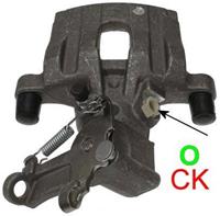 Textar Bremssattel Hinterachse rechts  38041900