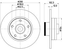 Hella Pagid GmbH Remschijven 8DD355123251