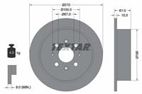 Textar Bremsscheibe Hinterachse  92147500