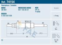 FAE Glühkerze  74154