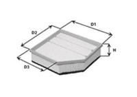 cleanfilters Luftfilter Clean Filters MA3234