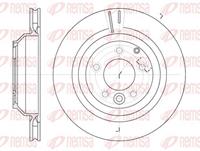Remsa Bremsscheibe Hinterachse  61302.10