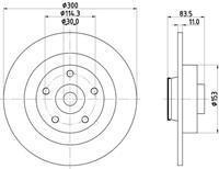 Hella Pagid GmbH Remschijf 8DD355123401