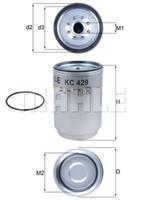 Mahle Original Kraftstofffilter  KC 429D