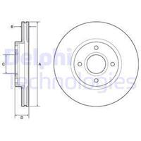 Remschijven DELPHI BG4569C, 2 deel