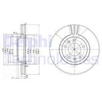 Delphi Bremsscheibe Vorderachse  BG2688
